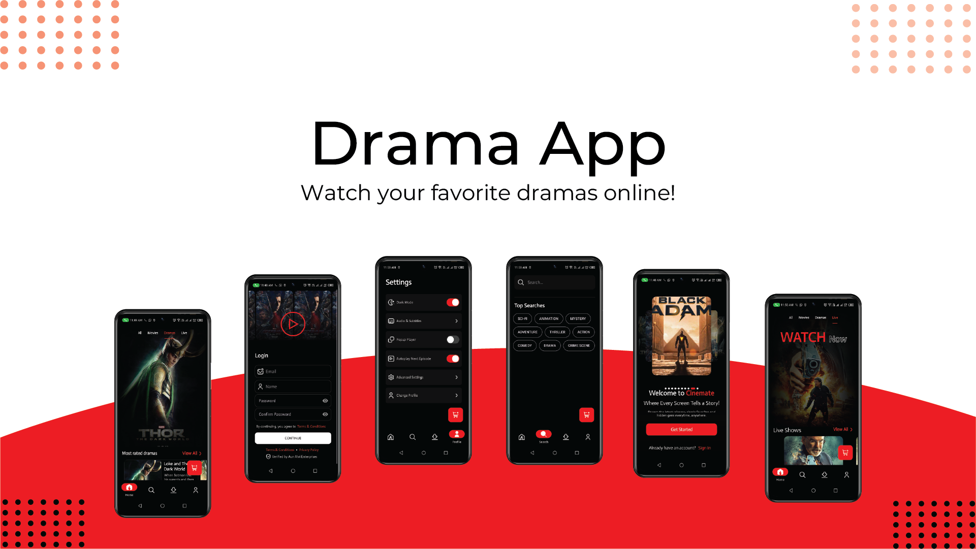 Dramas App Screenshot 1